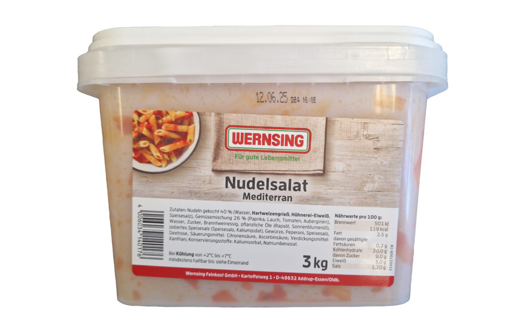 SALADE PASTA MEDITERRAAN (1×3 KG)